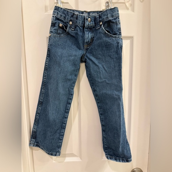 Wrangler Retro - Relaxed Straight Blue Jeans - Youth 5 - Picture 1 of 6